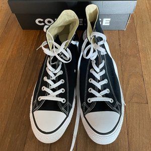 Black High-Top Converse Chuck Taylor All-Star Men's Size 12